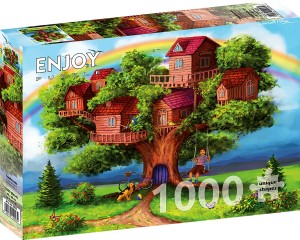 Enjoy: Treehouses (1000) legpuzzel