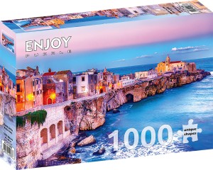 Enjoy: Vieste on the Rocks, Italy (1000) legpuzzel