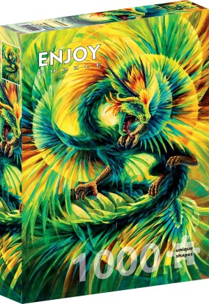 Enjoy: Quetzalcoatl (1000) verticale puzzel