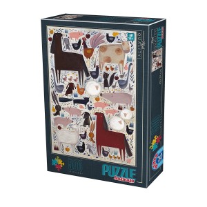 D-Toys: Farm Animals (500) verticale puzzel