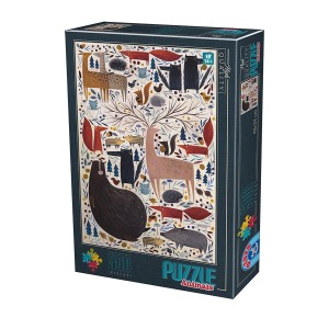 D-Toys: Wild Animals (500) verticale puzzel