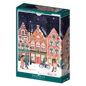 Pieces & Peace: Bruges at Christmas (1000) verticale puzzel