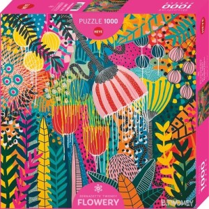 Heye: Flowery - Beautiful Futures (1000) vierkante puzzel