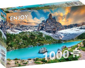 Enjoy: Sorapis Lake, Dolomites Italy (1000) legpuzzel