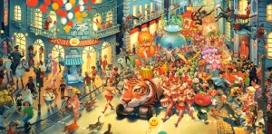 Castorland: Carnaval in Rio (4000) panoramapuzzel