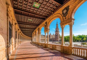 Castorland: Spanish Square, Seville (1000) legpuzzel