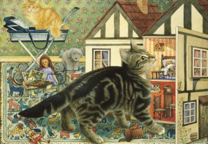 Grafika: Octopussy and the Doll's House (1000) kattenpuzzel