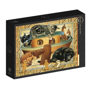 Grafika: Kittens playing in Noah's Ark (1000) kattenpuzzel