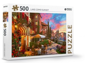 Rebo: Lake Como Sunset (500) legpuzzel