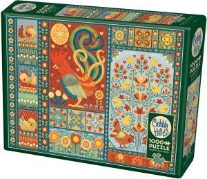 Cobble Hill: Scandi Chicken Quilt (1000) legpuzzel