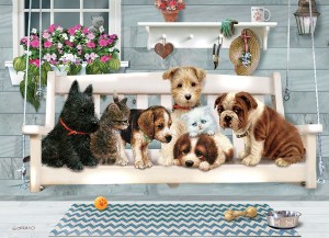 Cobble Hill: Porch Pals (350XL) Family puzzel