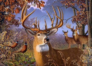Cobble Hill: Deer and Pheasant (500XL) legpuzzel
