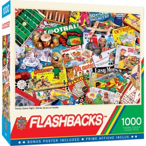 Master Pieces: Family Game Night (1000) legpuzzel