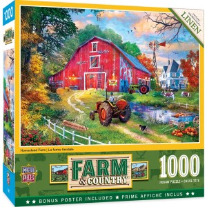 Master Pieces: Farm & Country - Homestead Farm (1000) legpuzzel