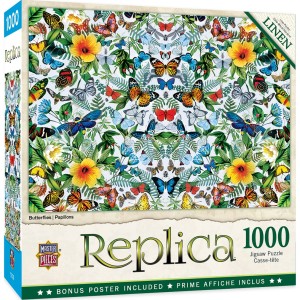 Master Pieces: Replica - Butterflies (1000) vlinderpuzzel