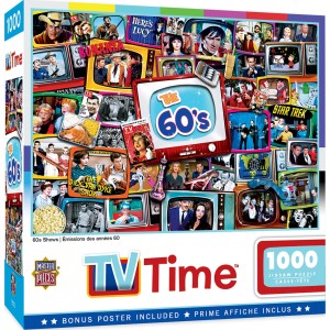 Master Pieces: Tv Time - 60s Shows (1000) legpuzzel