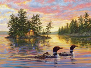 Cobble Hill: Tranquil Evening (275XL) Easy Handling puzzel