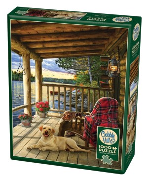 Cobble Hill: Cabin Porch (1000) verticale puzzel