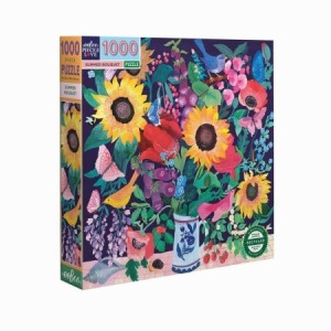 Eeboo: Summer Bouquet (1000) vierkante puzzel