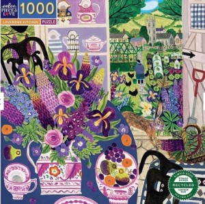 Eeboo: Lavender Kitchen (1000) vierkante puzzel