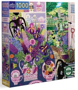 Eeboo: Lavender Kitchen (1000) vierkante puzzel