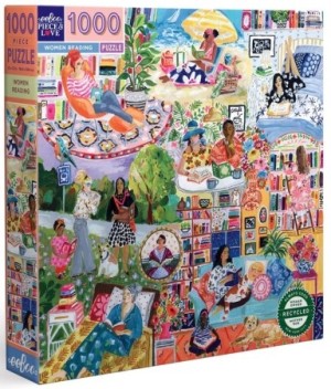 Eeboo: Women Reading (1000) vierkante puzzel