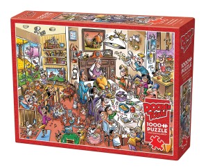 Cobble Hill: Thanksgiving Togetherness (1000) cartoon puzzel