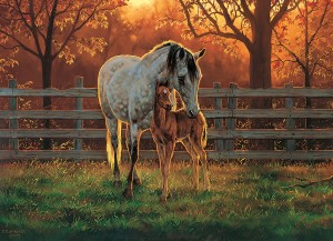 Cobble Hill: Quiet Time (500XL) paardenpuzzel