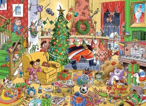 Cobble Hill: Catching Santa (350XL) Family Puzzel