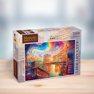 Magnolia: Library City (1000) legpuzzel