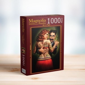 Magnolia: Lydia the Tattooed Lady (1000) verticale puzzel
