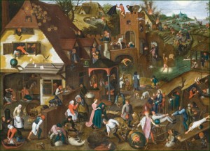 Bekking en Blitz: Pieter Brueghel - Spreekwoorden (1000) kunstpuzzel