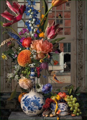 Bekking en Blitz: Vases from Royal Delft (1000) verticale puzzel
