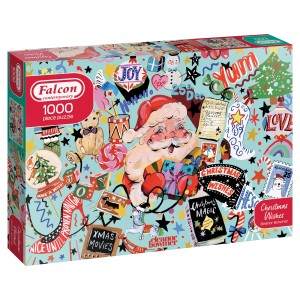 Falcon Contemporary: Christmas Wishes (1000) legpuzzel