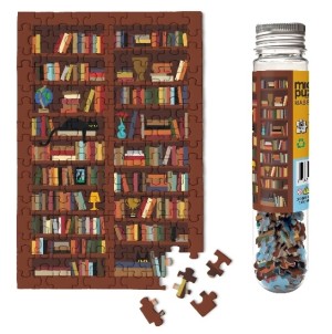 Micro Puzzles: Boekenkast (150) verticale minipuzzel