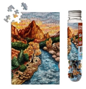 Micro Puzzles: National Park Zion - Utah (150) verticale minipuzzel