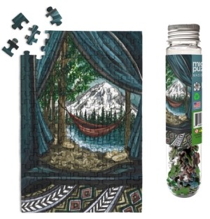 Micro Puzzles: Mt Rainier National Park (150) verticale minipuzzel