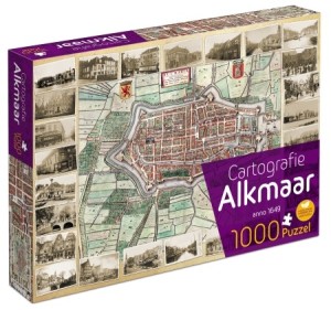 Tucker's Fun Factory: Cartografie Alkmaar (1000) legpuzzel