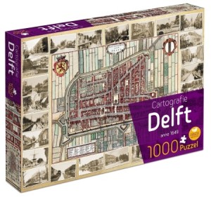 Tucker's Fun Factory: Cartografie Delft (1000) legpuzzel
