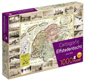 Tucker's Fun Factory: Cartografie Elfstedentocht (1000) legpuzzel
