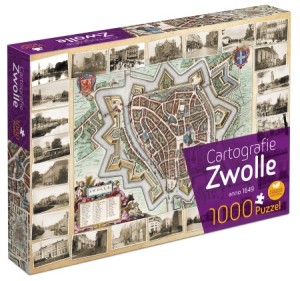 Tucker's Fun Factory: Cartografie Zwolle (1000) legpuzzel