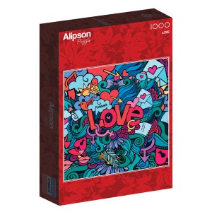 Alipson: Love (1000) vierkante puzzel