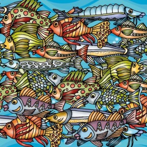 Curiosi: Fish (72) minipuzzel