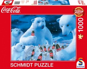 Schmidt: Coca Cola - Polar Bears (1000) legpuzzel