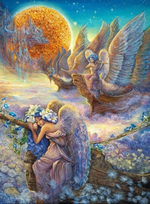 Grafika: Josephine Wall - I Saw Three Ships (2000) verticale puzzel