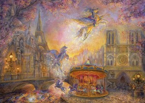 Grafika: Josephine Wall - Magical Merry Go Round (2000) legpuzzel