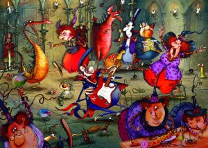 Grafika: Francois Ruyer - The Witches Festival (500) legpuzzel