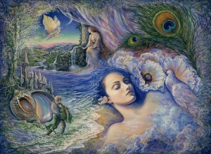 Grafika: Josephine Wall - Whispered Dreams (2000) legpuzzel