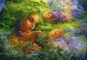 Grafika: Josephine Wall - Moss Maiden (1000) legpuzzel