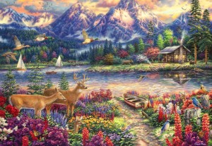 Grafika: Chuck Pinson - Spring Mountain Majesty (1000) legpuzzel